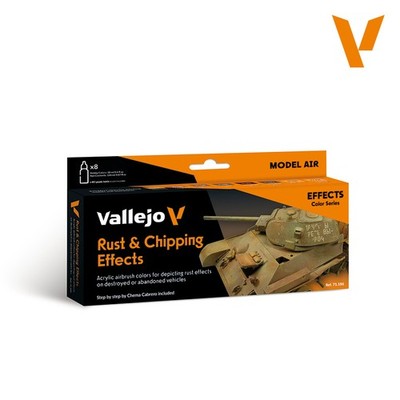 Vallejo Model Air Rost & Absplittereffekte Farbset