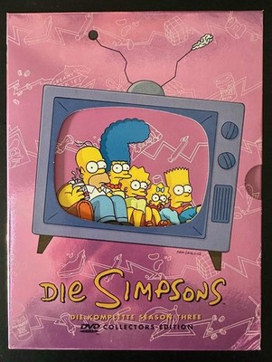 DIE SIMPSONS - Die komplette Season Three - Staffel 3  auf 4 DVD im Digipak