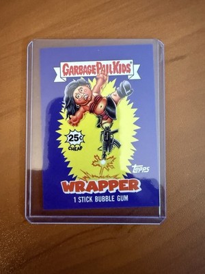Topps Garbage Pail Kids GPK The Horror-ible Wrapper Card 12 Planet Terror Cherry