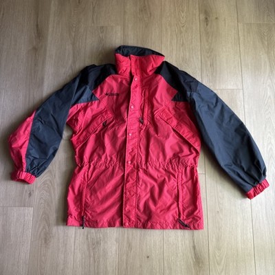 Columbia Winter Ski Jacket Mens Large Red Williwaw - Missing Lining