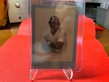 REGGIE JACKSON  2005 8/50 Donruss Studio Portraits ZENITH BLUE B&W  SP-71