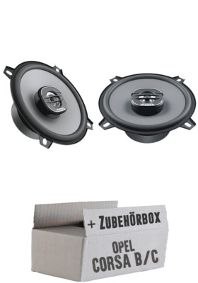 Hertz Lautsprecher für Opel Corsa B/C Einbauset Heck Boxen Auto KFZ hinten Koax 
