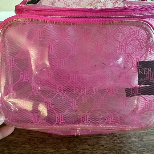Klare Lauren Ralph Lauren Logo Kosmetiktaschen und Beutel Kulturbeutel Make-up Rosa - Bild 4 von 8