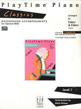 PlayTime Piano Classics Level 1 Background Accompaniments Midi Diskette McLean