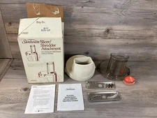 Vintage Sunbeam Mixmaster Deluxe Mixer Slicer Shredder Attachment 94480