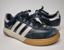 Adidas Unisex Niños Samba Cuero Negro Atlético Interior Fútbol Zapatos Talla 13.5K