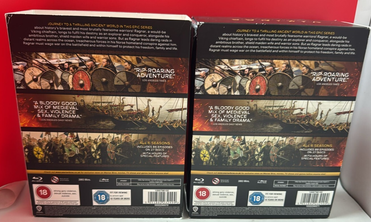 VIKINGS Complete Series Seasons 1-6 Blu-Ray Set Box Set Ship from