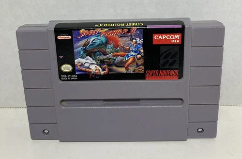 Street Fighter II (Super Nintendo Entertainment System SNES, 1992) - Tested