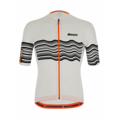 MAGLIA MANICHE CORTE BIANCA SANTINI MODELLO TONO PROFILO