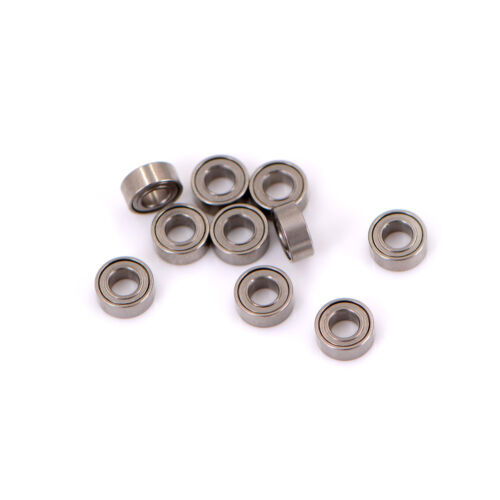 10Pcs Mini Bearing Steel Bearing Rolling Ball Bearings MR63ZZ 3X6X2.5mm 9 O^ FT - Bild 1 von 6