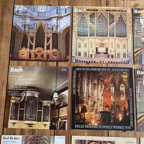 BACH ORGEL ORGAN ETERNA KLASSIK 16x LP Vinyl Schallplatten Sammlung Collection - Picture 2 of 13