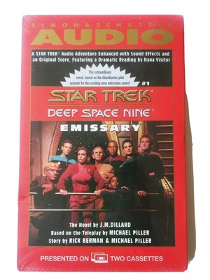 Star Trek Deep Space Nine Emissary Novel By J M Dillard 1993 2 Cassettes New 9780671791025 Ebay
