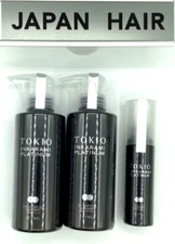 TOKIO IE Inkarami Platinum Shampoo 400ml + Treatment 400g + Outkarami Oil Japan