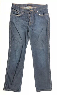 Nudie Jeans Men s Slim Jim Wet Coat Blue Denim Size 31x30