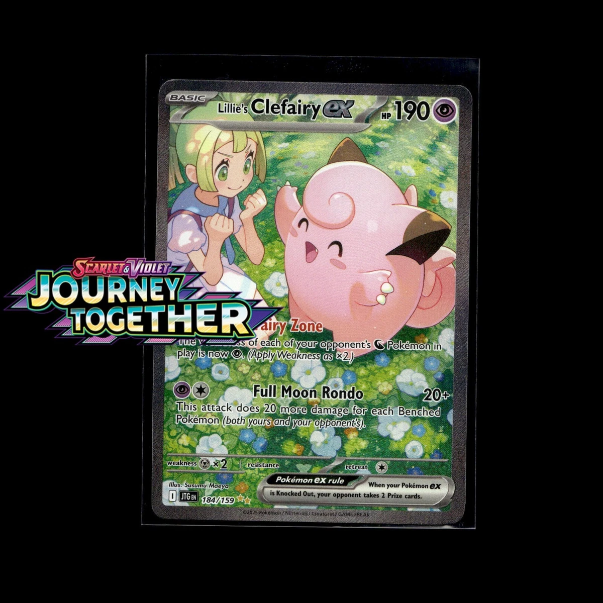 pokemon card torracat Clefairy, Lilie's ex, SR 115/100 main image 0