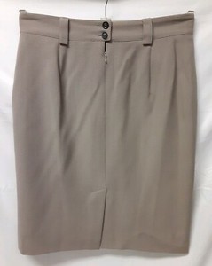 khaki business skirt
