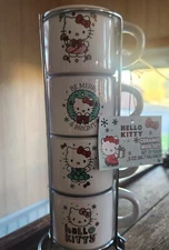Hello Kitty Mini Christmas Espresso Stacking Set