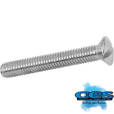 M3.5mm  Extra Long Plug Socket Switch Front Plate Chrome Screws Electrical 