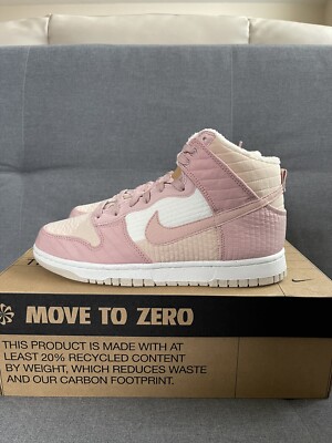 Nike Womens Dunk High LX Next Nature Toasty Pink White