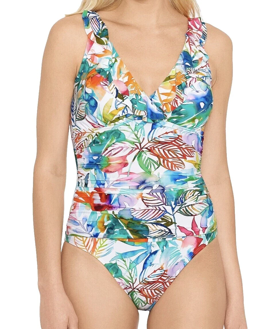 Nylon Lauren Ralph Lauren traje de baño de una pieza para Mujer