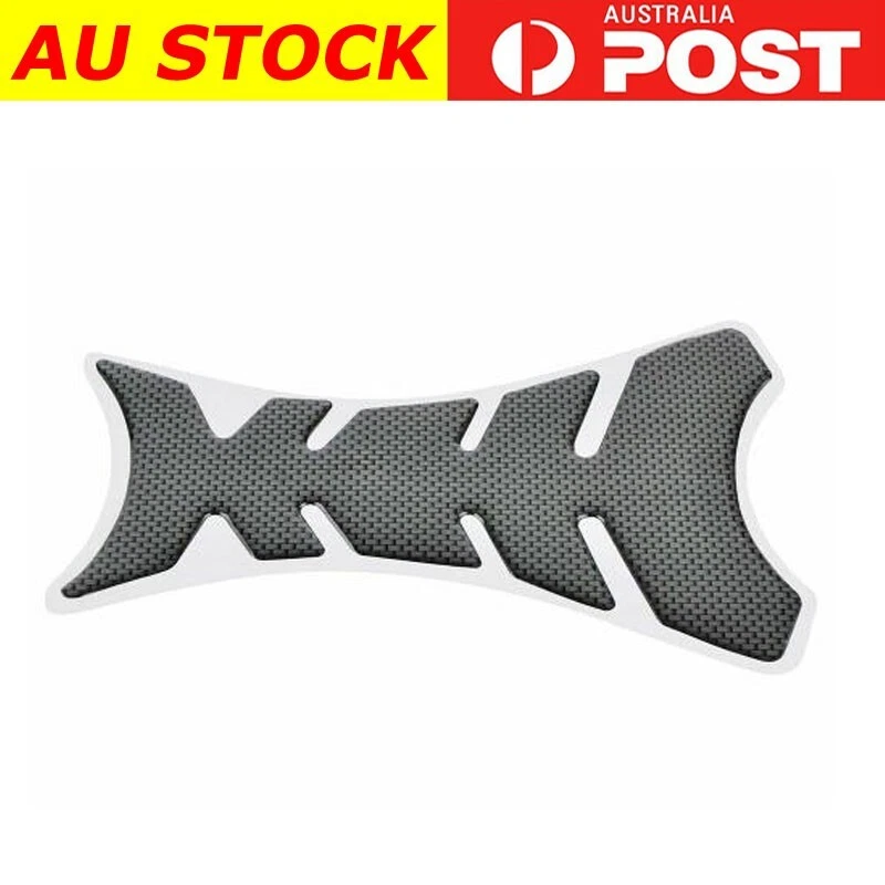 Pure Black Motorcycle Gas Fuel Tank Pad Protector Sticker Decal For Motorbike AU