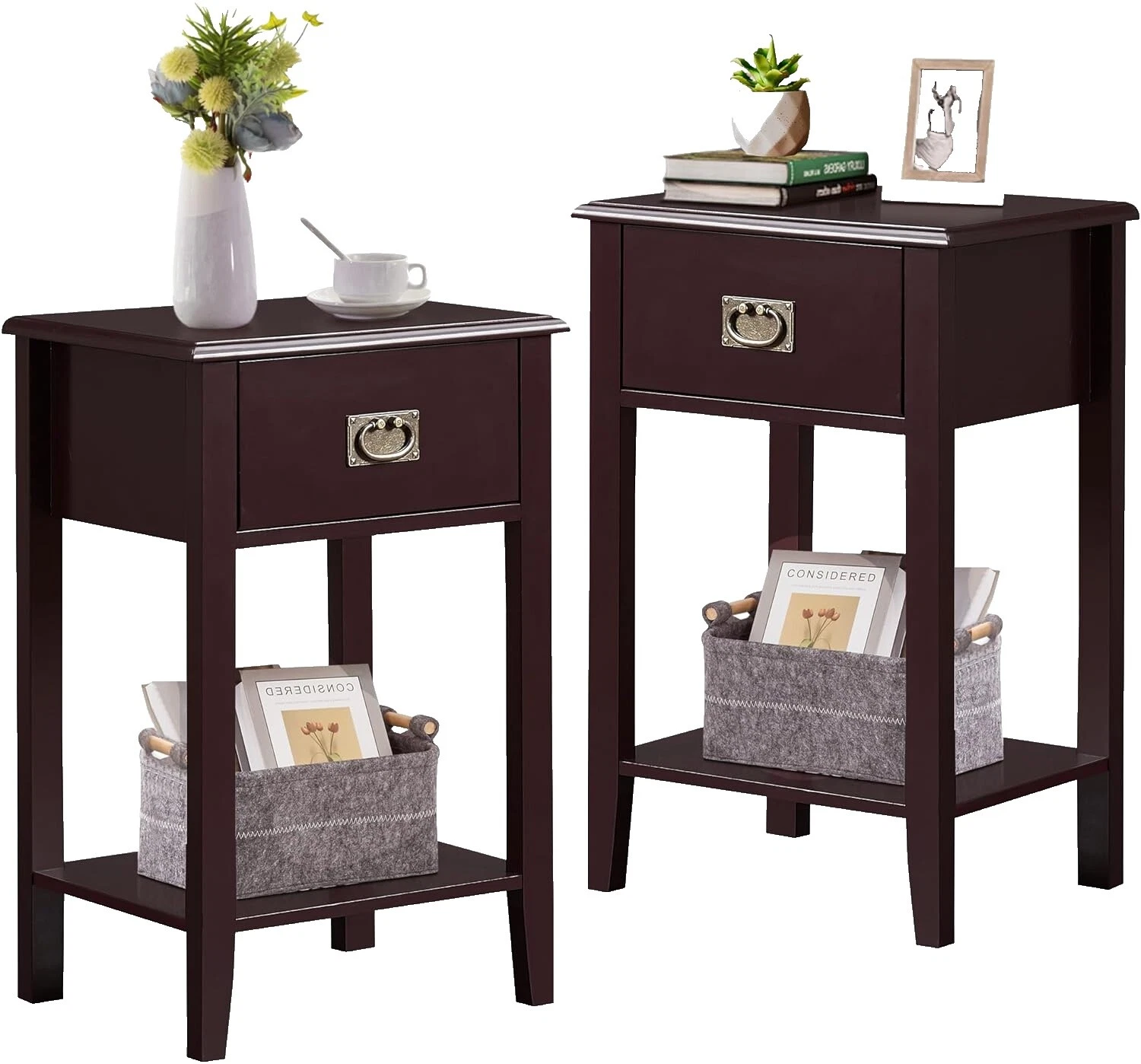 Muebles para el Hogar Contemporáneo Negro nogal