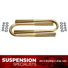 4ea Round U Bolts for a 3 1/2" Dia Axle 13" Long ZINC 9/16" U-bolts Suspension