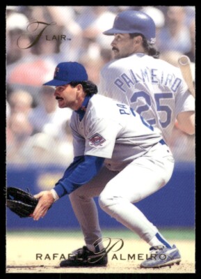 Rafael Palmeiro Texas Rangers #283 1993 Flair Baseball Card | eBay