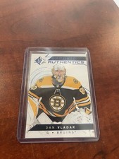 2018-19 Sp Rookie Authentics Blue Foil Dan Vladar Rookie #124 Boston NHL 