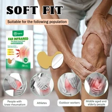 Knee Support Patch 10Pc - Flexible Sport Joint Pain Relief for Running, Training