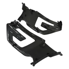 Labwork Left+Right Bumper Fog Light Bezel Cover Trim For 2016-2017 Ford Explorer