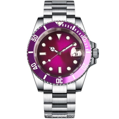 SUB Diver Watch for Men NH35 Automatic Movt Swim Sapphire 200m Waterproof 40mm