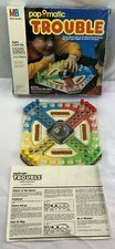 1986 Trouble Game by Milton Bradley Complete in Very Good Condition FREE SHIP