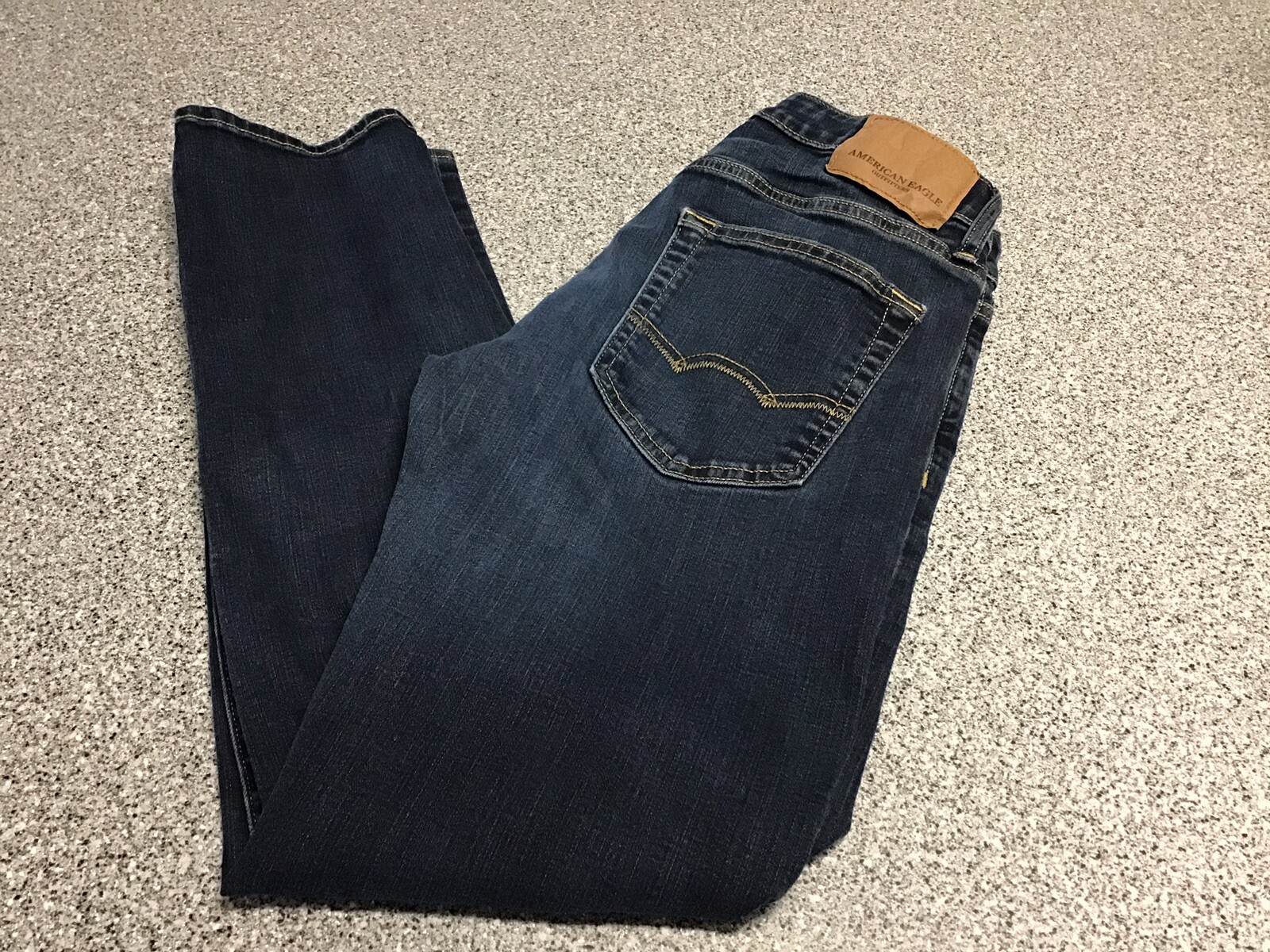 American Eagle AEO Extreme Flex Slim Chino Pants Gray Men's Size 30x30 *READ
