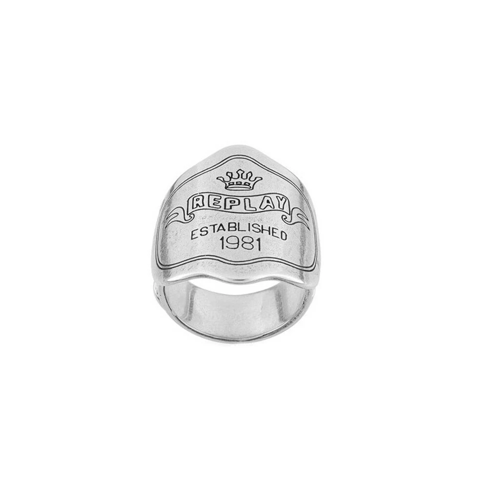 Bague mandala acier inox - plaqué Or 18k