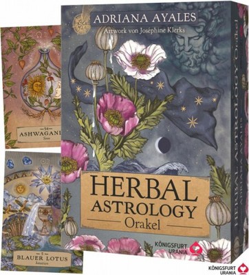 Herbal Astrology Orakel: 55 Karten mit Botschaften und Anleitungen|Deutsch