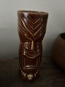 Tiki Hawaiian  Mug GROG by Doug Horne of the Tiki Farm 2005 .