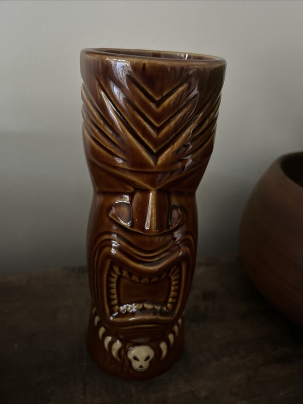 Tiki Hawaiian  Mug GROG by Doug Horne of the Tiki Farm 2005 .