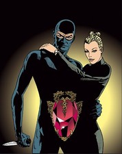 Diabolik ed Eva Kant - Foto su Tela 40x30 cm - quadro stampa 