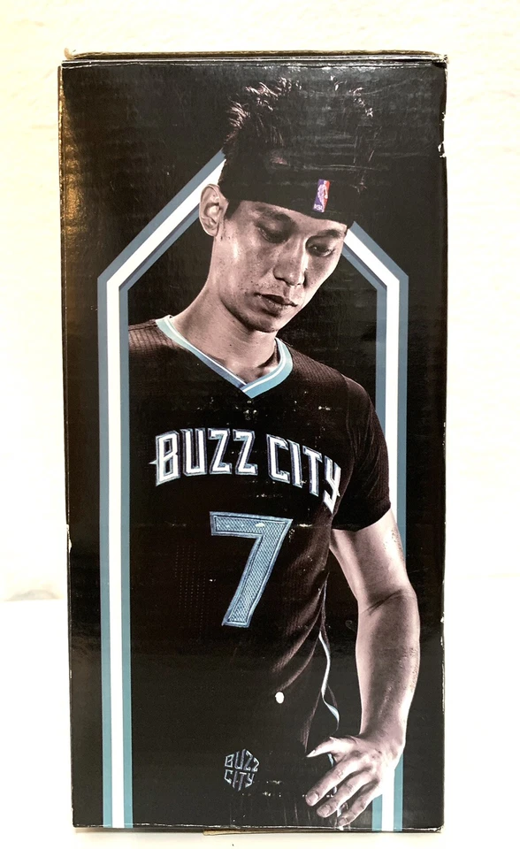 Jeremy Lin Bobblehead Charlotte Hornets NBA Buzz City 7 pulgadas de alto Foto 2 de 4