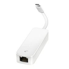 TP-Link USB C to Ethernet Adapter UE300C , RJ45 Portable/ Compact, White