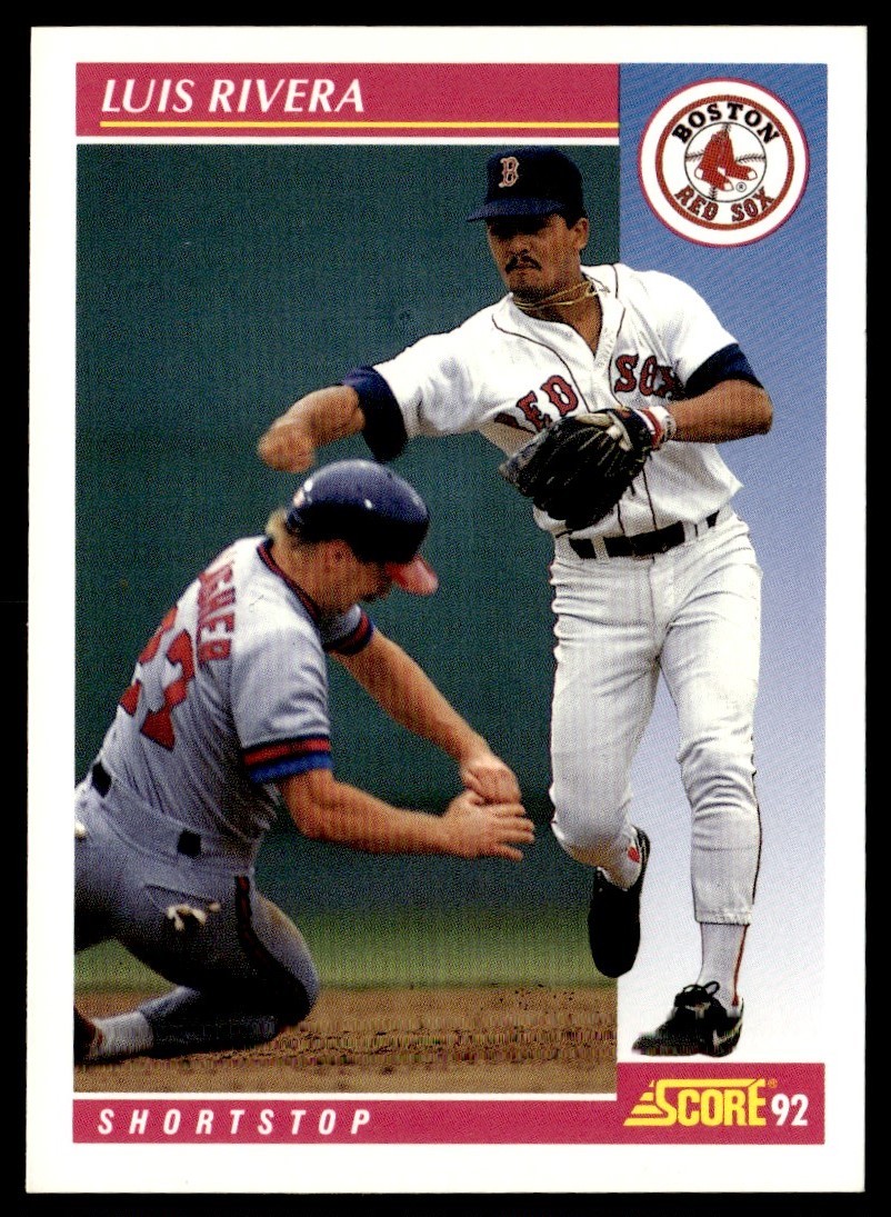 1992 Score Luis Rivera Boston Red Sox #159