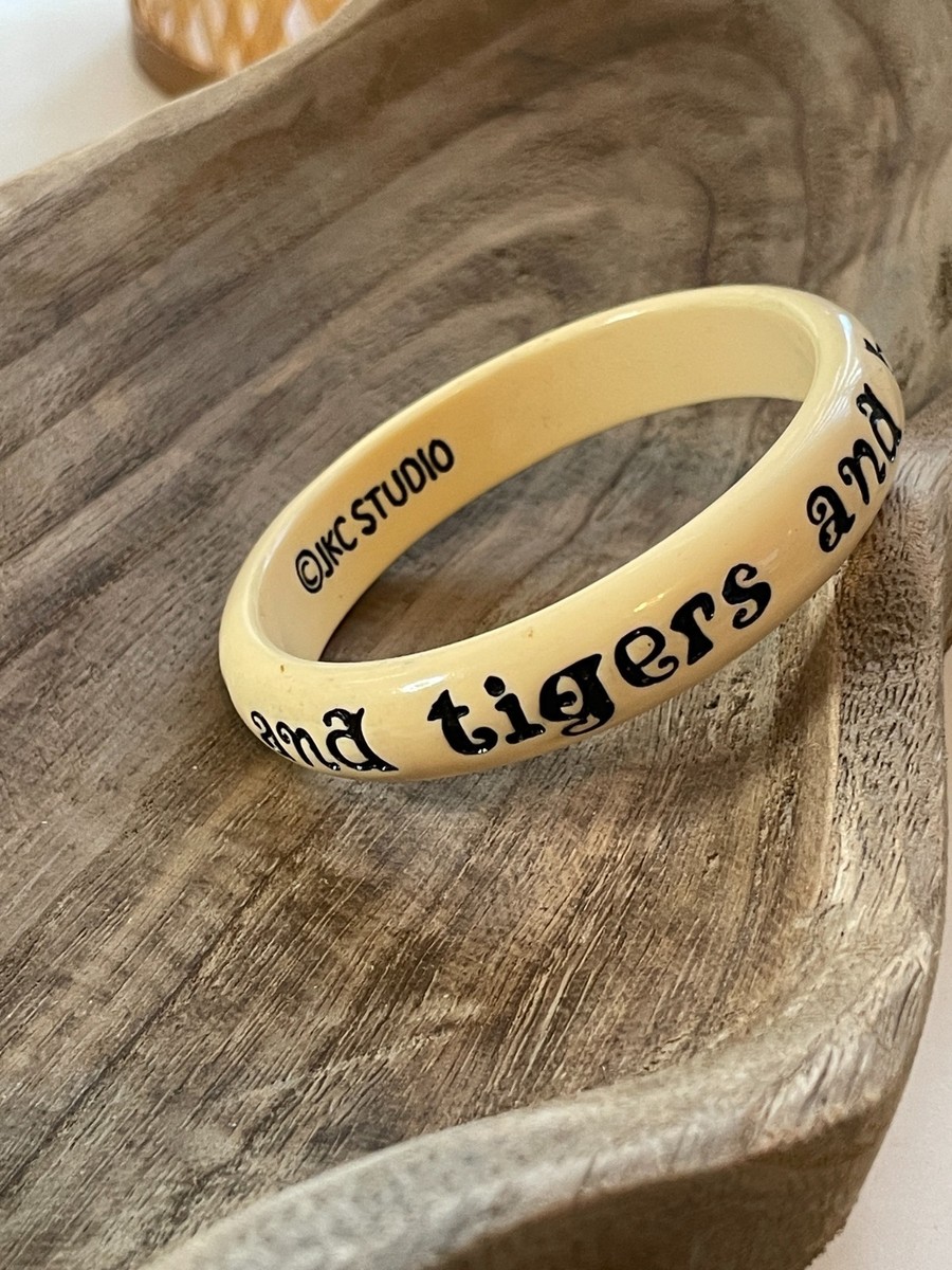 JessicaKaganCushman ジェシカケーガンクッシュマン バングル Jessica Kagen Cushman JKC Statement Bangle Ivory Bracelet Lions