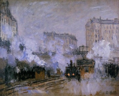 Monet, Claude - Saint Lazare Station Arrival Of A Train