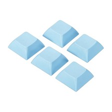 1U Blank Keycaps, 5 Pack MX Keyboard Replacement Universal Mechanical, Blue