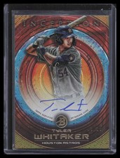 2022 Bowman Inception #PA-TW Tyler Whitaker Prospect Autographs Orange Foil #/25