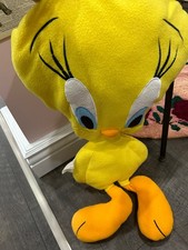 Vintage LOONEY TUNES Tweety Bird Large 28 Warner Bros Plush Stuffed Toy