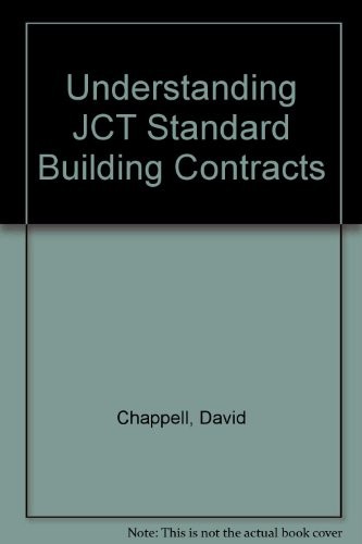 Understanding JCT Standard Building Contracts-David Chappell, 97
