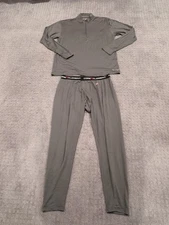 Core 4 Element Merino Set Gray 3XL 1/4 Zip Top 2XL Bottoms Nice Free Ship
