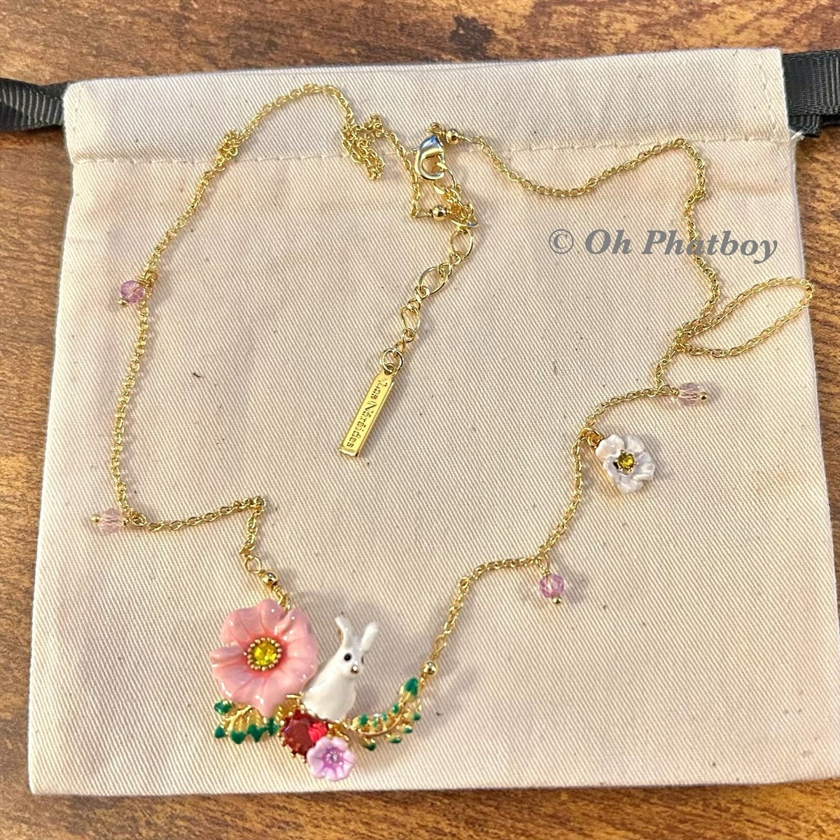 Les Nereides Paris Enchanted Encounter Bunny With Pink Flower